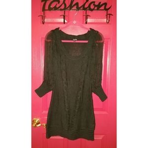 Bebe Black Sweater Dress